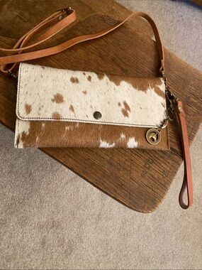 Jill’s Homestead Carly Clutch HOH/Leather with Horse Charm Bundle NWOT